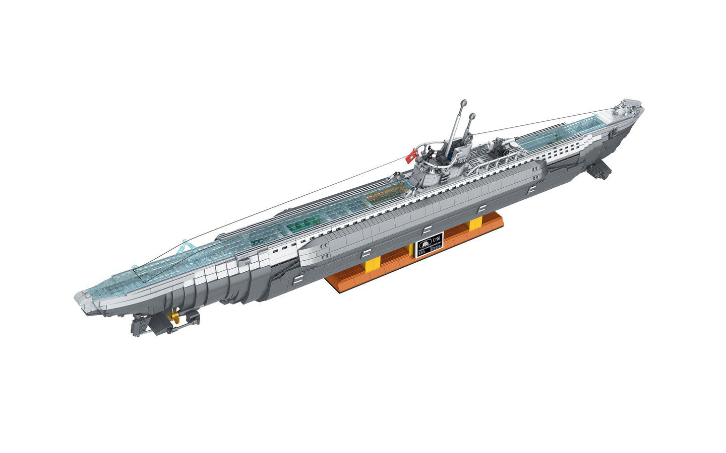 Revell 00960 1:56 Brick System Submarine "Das Boot" Kit