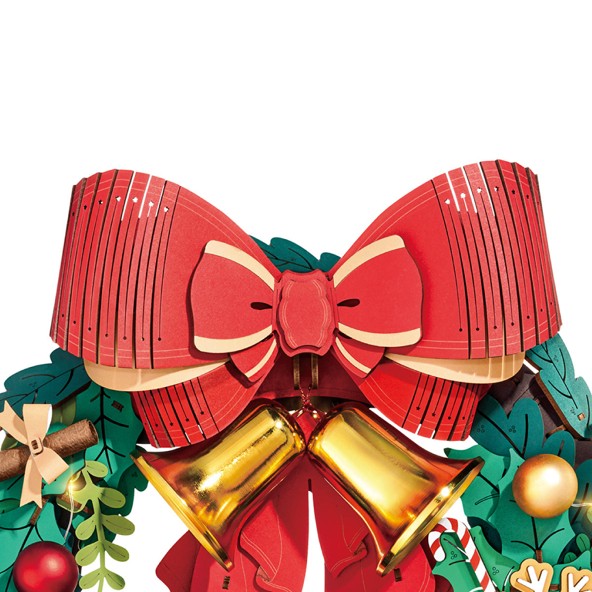 Robotime TGL04 Rolife Christmas Wreath 3D Wooden Puzzle