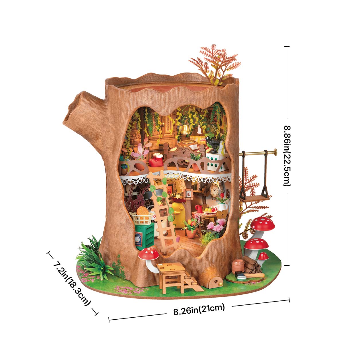 Robotime DG179 Rolife Fairytale Tree House DIY Miniature House