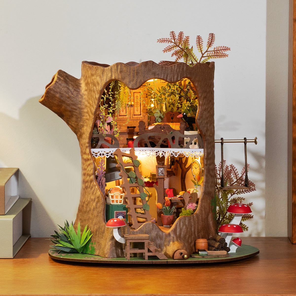 Robotime DG179 Rolife Fairytale Tree House DIY Miniature House