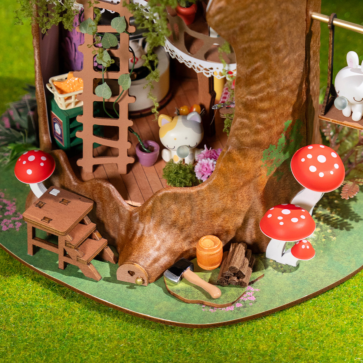 Robotime DG179 Rolife Fairytale Tree House DIY Miniature House