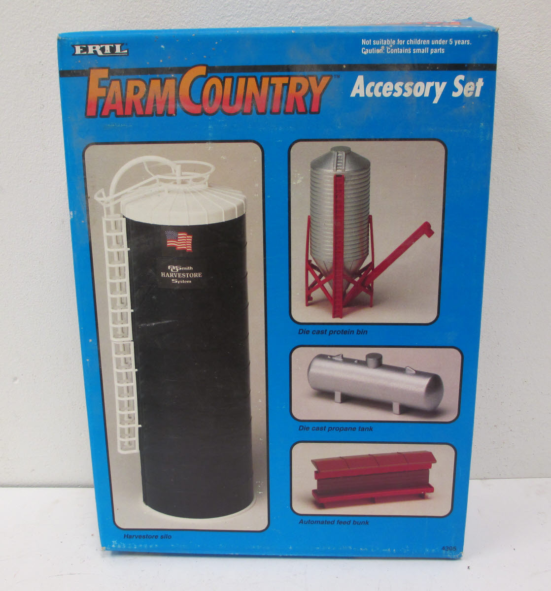 Ertl 4305 1:64 Scale Farm Country Harvestore Silo Diecast Bin & Tank Kit