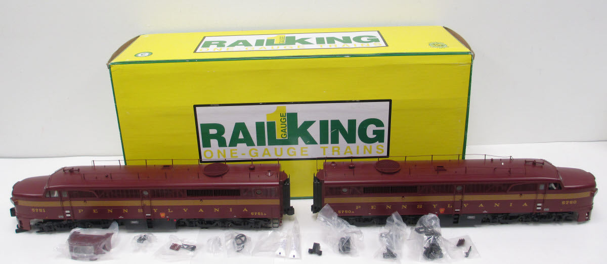 MTH 70-2036-1 G Scale PRR Alco PA AA Diesel Locomotive Set w PS 2.0