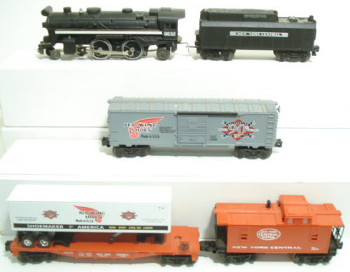 Lionel 6-11820 O Gauge Red Wing Shoes Steam Train Set MT/Box