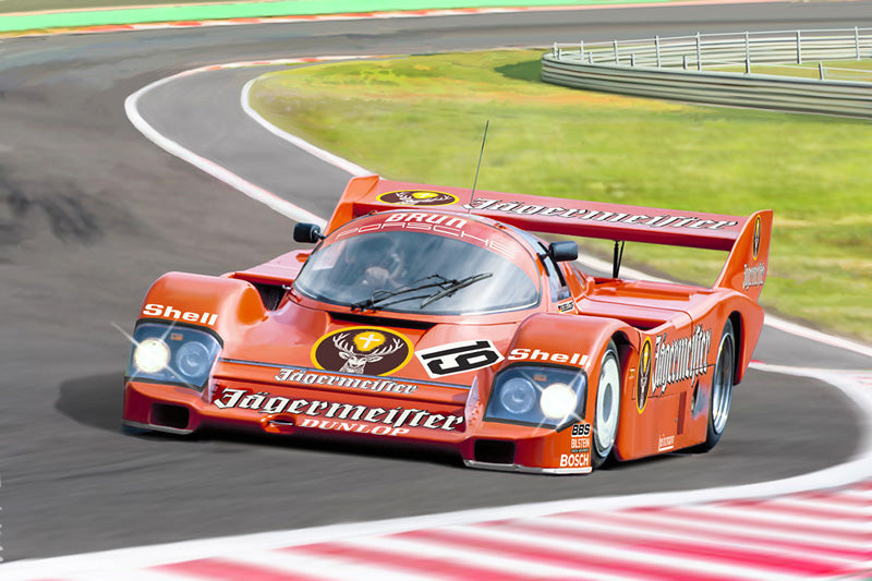 Italeri 3678 1:24 Porsche 956 Jagermeister Car Plastic Model Kit