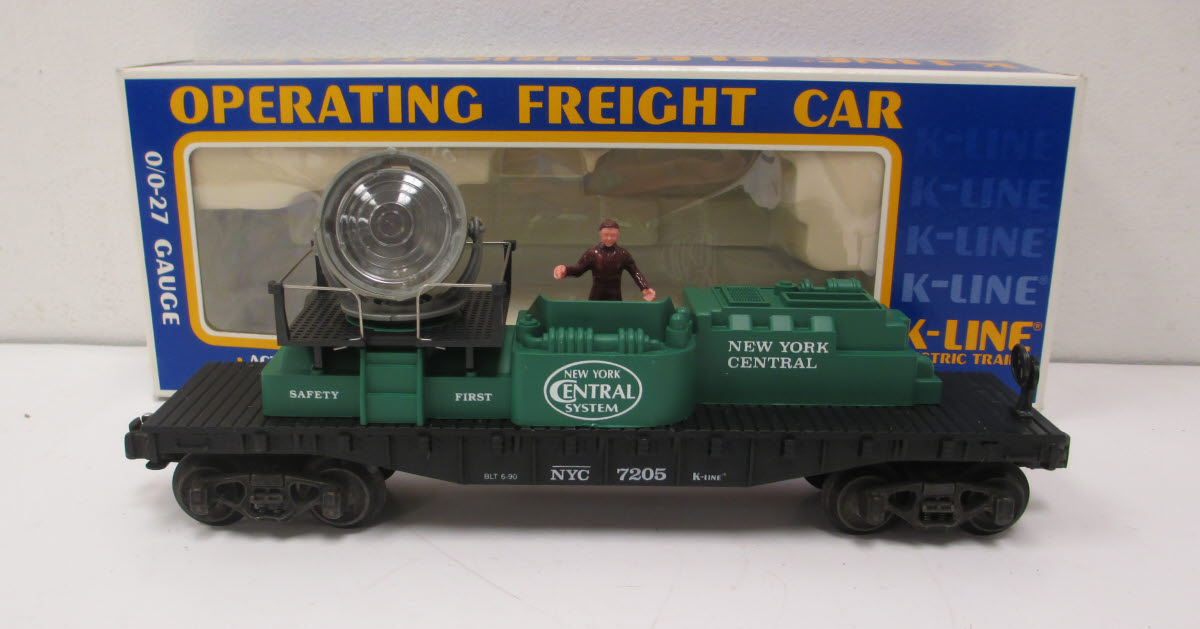 K-Line K7205 NYC Searchlight Car LN/Box