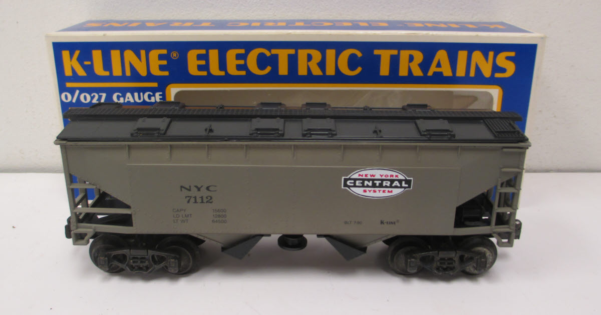 K-Line K7112 New York Central 2-Bay covered Hopper LN/Box