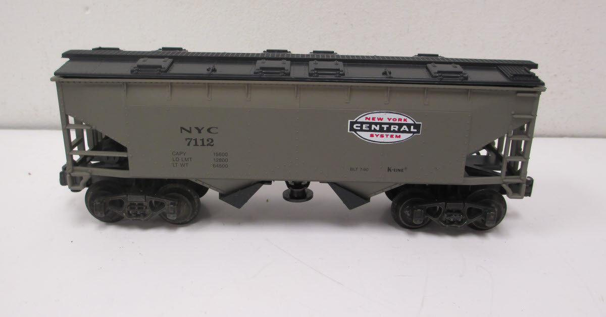 K-Line K7112 New York Central 2-Bay covered Hopper LN/Box