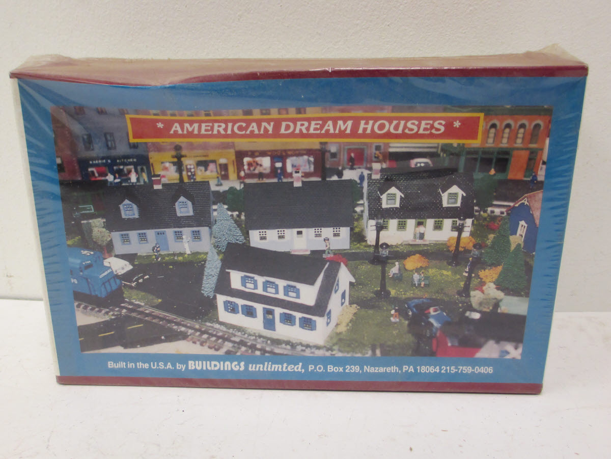 Bldgs Unlimited 103 O Gauge Cape Cod House w/Double Dormers Building Kit