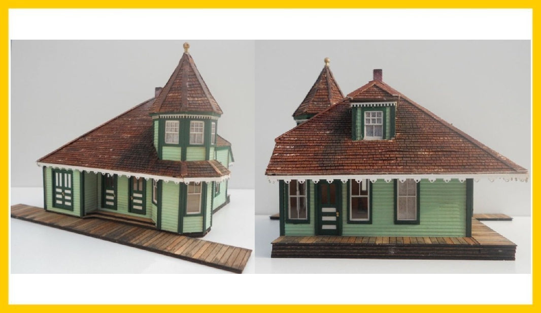 RS Laser Kits SCM-303-B N Randolph Depot Building Kit