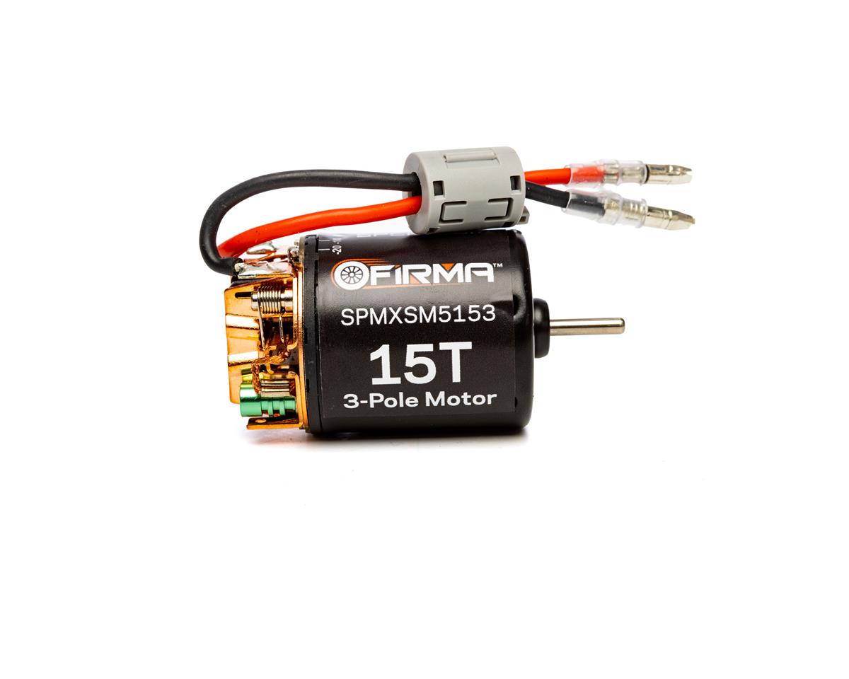 Spektrum SPMXSM5153 FIRMA 15T Rebuildable 3 Pole Brushed Motor
