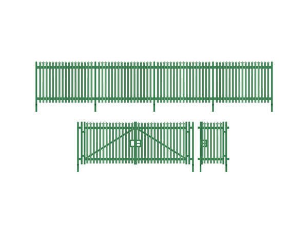Wills Kits SSM316 OO/HO Modern Palisade Fencing with Gates