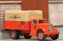 Sylvan Scale Models V0171 HO 1940-1958 White Super Power Express Truck w/Canvas