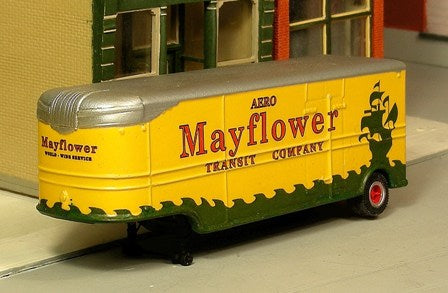 Sylvan Scale Models T-008-3 HO Mayflower 32' Fruefhauf Aerovan Trailer Kit