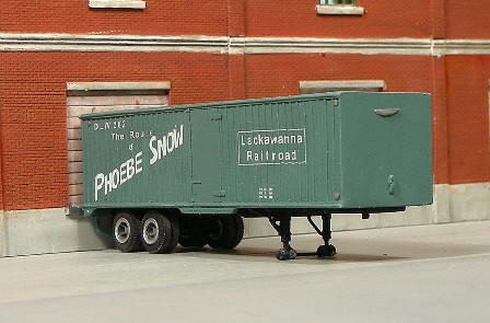 Sylvan Scale Models T0273 HO 32' Ribside Side-Door Tandem-Axle Semi Trailer Kit