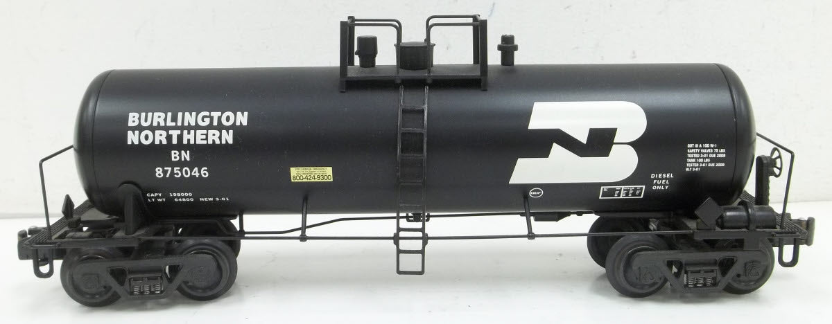 K-Line 90014 K-Line K90014 "O" Gauge Burlington Northern Semi-Scale Tank Car LN/Box