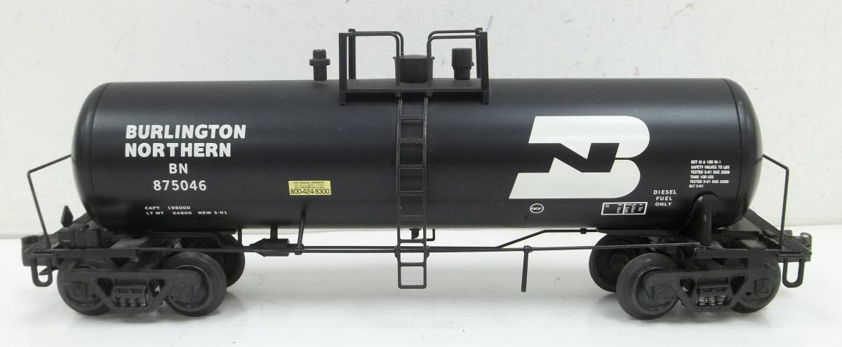 K-Line 90014 K-Line K90014 "O" Gauge Burlington Northern Semi-Scale Tank Car LN/Box
