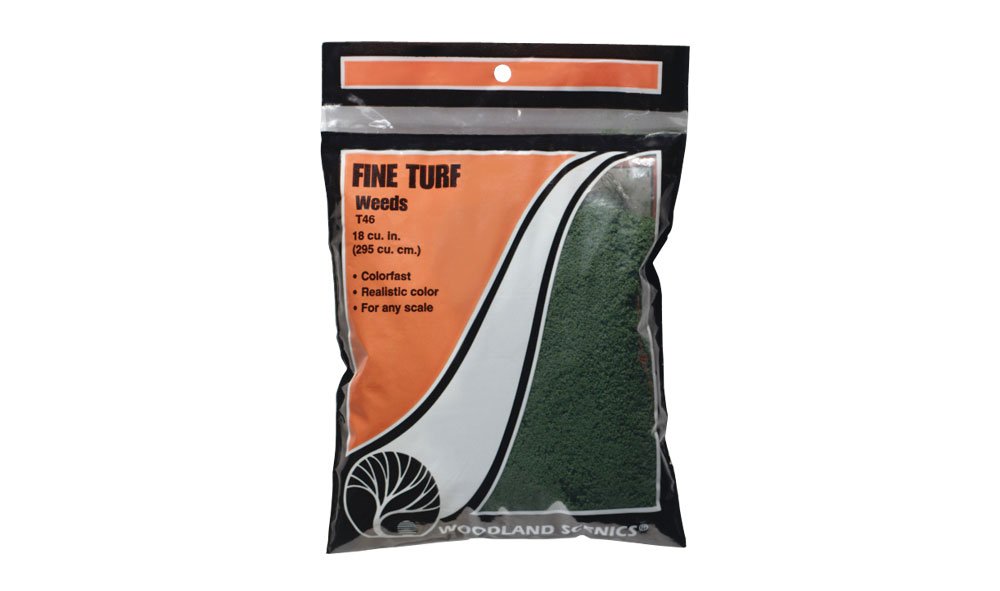 Woodland Scenics T46 Weeds Fine Turf 18 Cu. In. Bag
