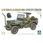 Takom 1016 1:16 1/4-Ton 4X4 G503 MB Utility Truck Plastic Model Kit