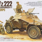 Tamiya 35286 1:35 SdKfz 222 w/DKW Motorcycle North African Campaign