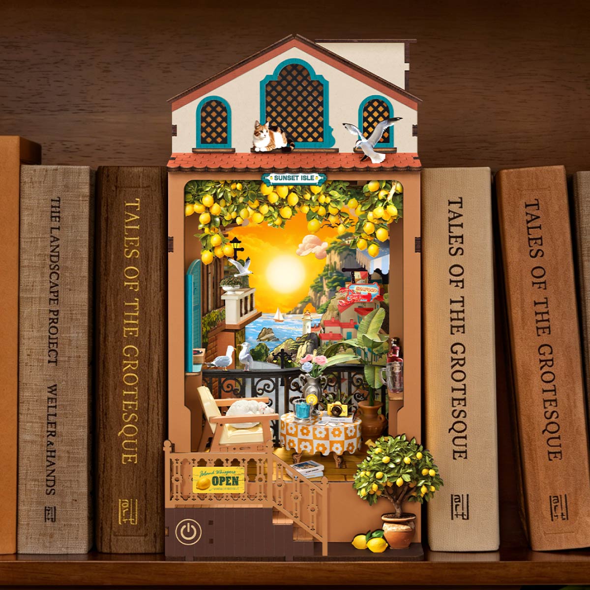 Robotime TGB18 Rolife Sunset Isle DIY Book Nook