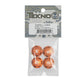 Tekno RC TKR5116BO 1:8 17mm Orange Aluminum Serrated Wheel Nuts (Pack of 4)