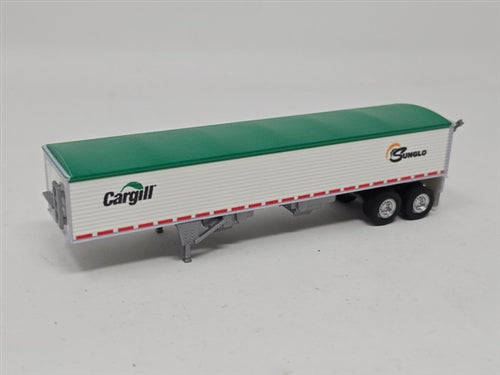 Trucks N' Stuff 463 HO Cargill SunGlo 39' Covered Grain Trailer w/Green Tarp