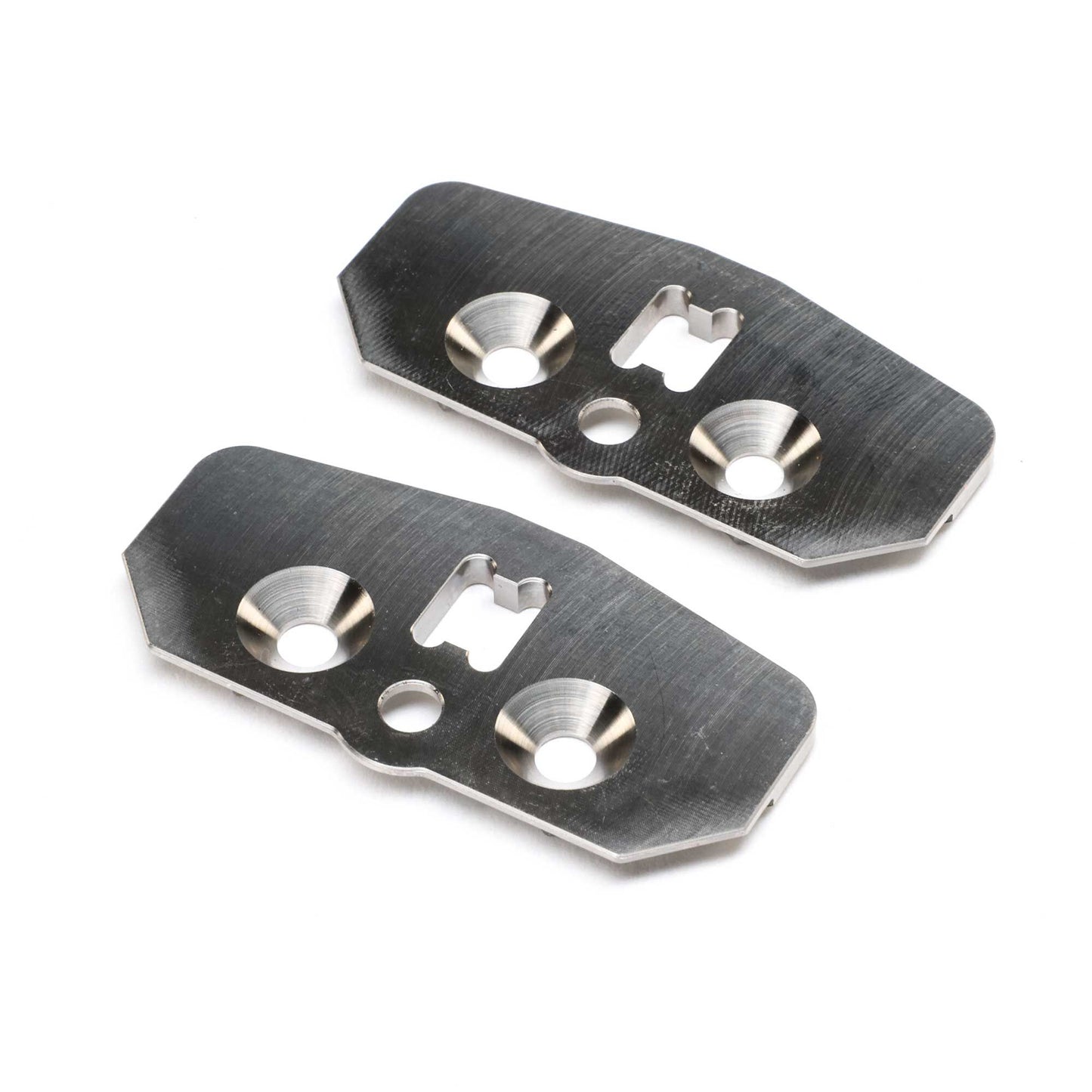 Team Losi Racing TLR-1225 8X 2.0 +2 Ti Adjustable Chassis Skid Plate (Pack of 2)