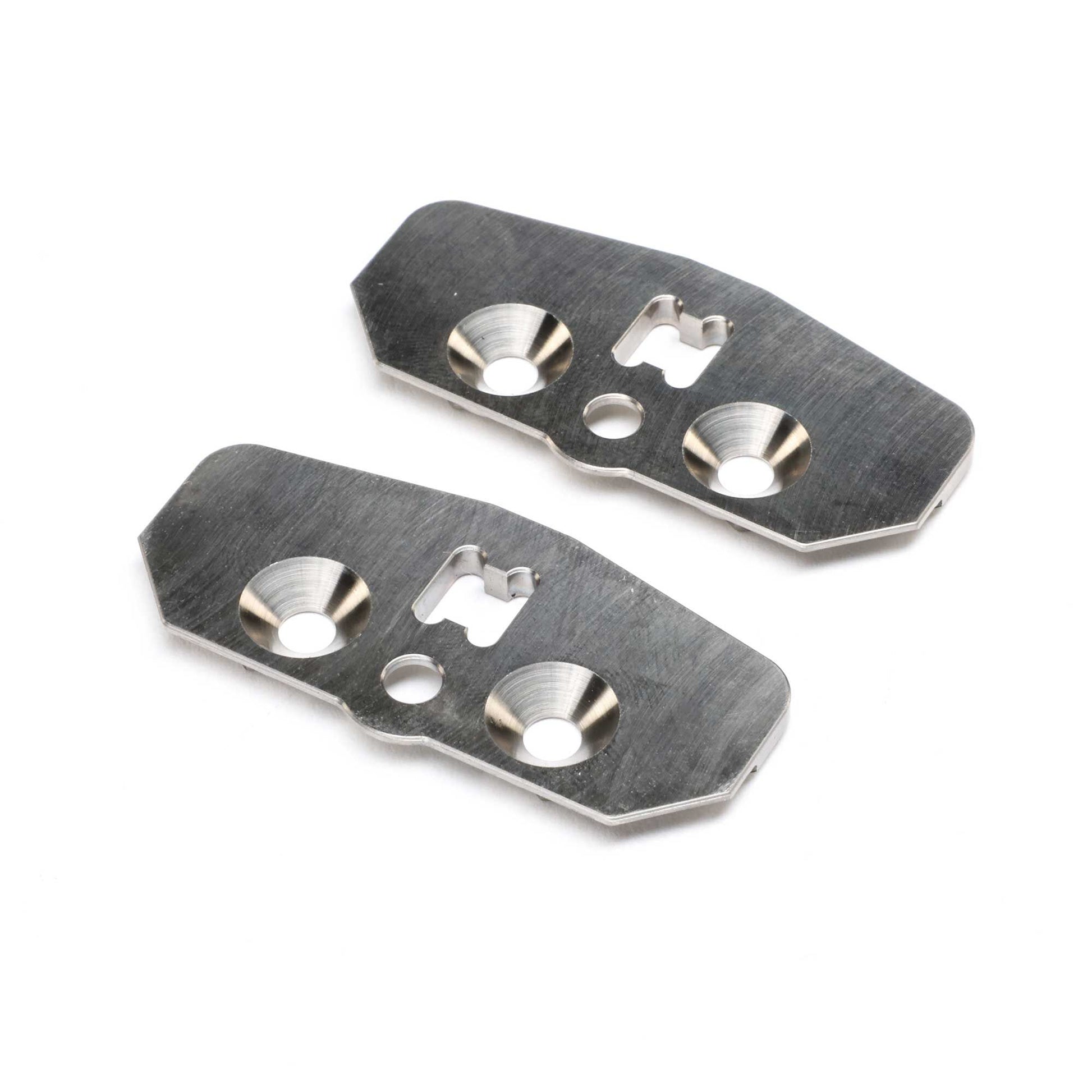Team Losi Racing TLR-1228 8X 2.0 +1 Ti Adjustable Chassis Skid Plate (Pack of 2)