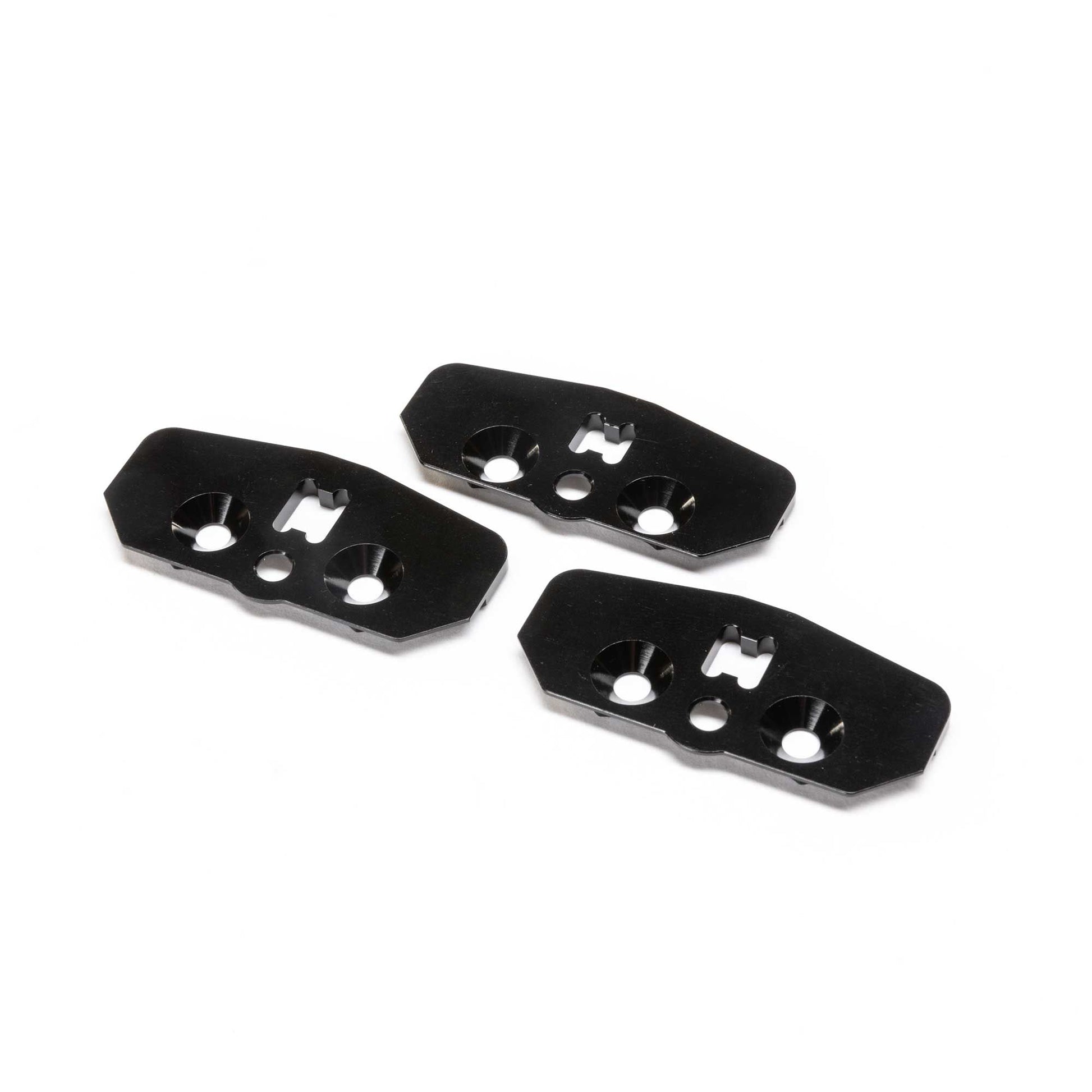 Team Losi Racing 341029 1:8 8X 2.0 Aluminum Adjustable Chassis Skid Plate Set