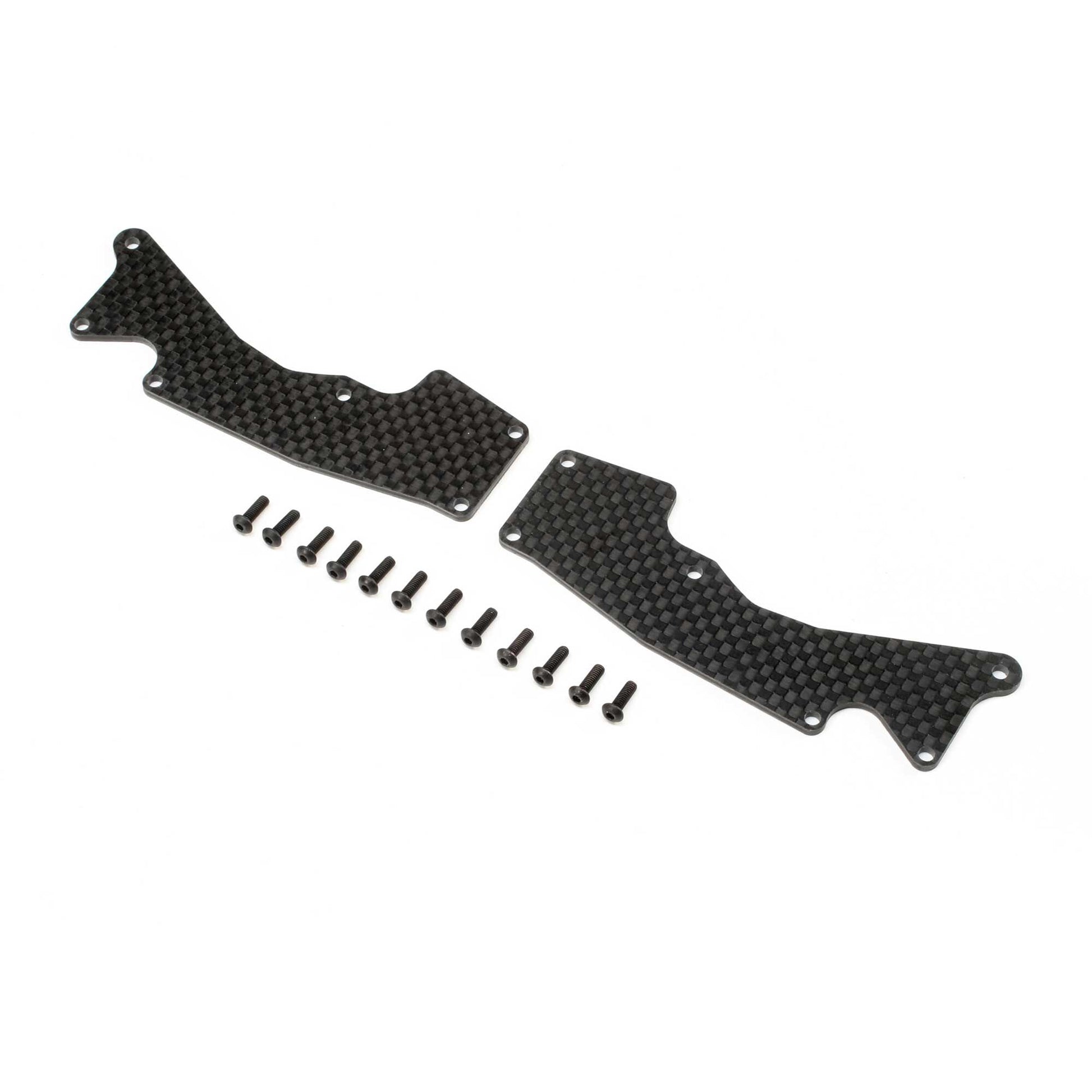 Team Losi Racing TLR344047 8XT Carbon Front Arm Inserts