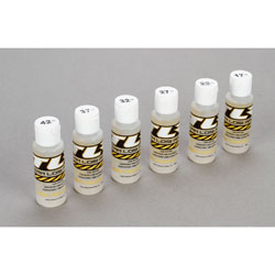 Team Losi Racing 74019 Shock Oil 6Pk, 17.5,22.5,27.5,32.5,37.5, 42.5 2oz