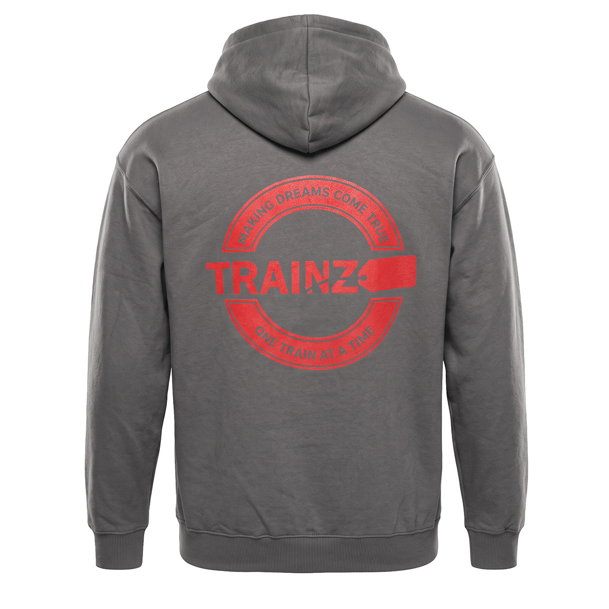 Trainz Official Trainz.com Gray Hoodie