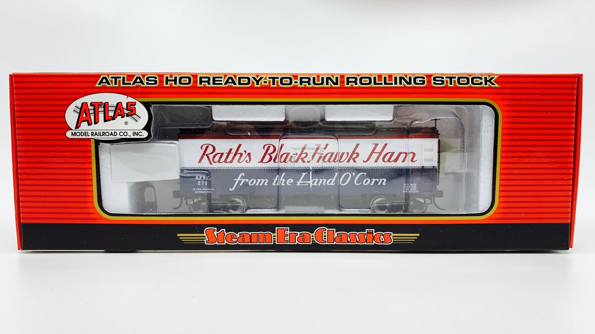 Atlas 6126-2 HO Scale Rath's 36' Wood Reefer Car #210