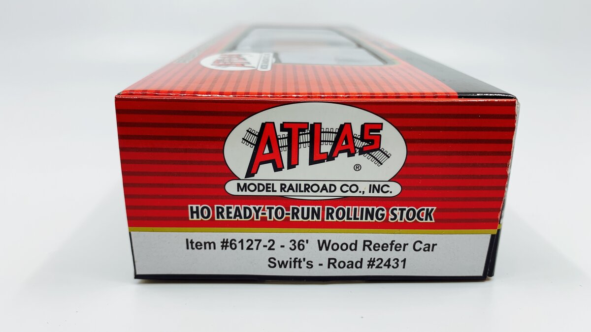 Atlas 6127-2 HO ScaleSwift's 36' Wood Reefer Car Road #2431