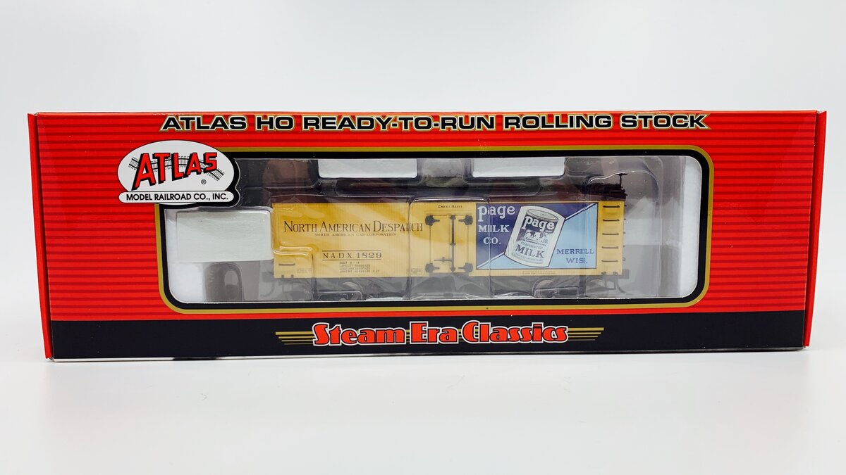 Atlas 6116-2 HO Scale Page Milk 36' Wood Reefer Car #1829