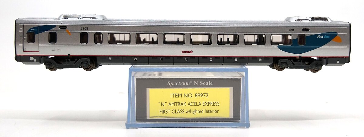 Bachmann 89972 N Scale Amtrak Acela 1st Class Coach