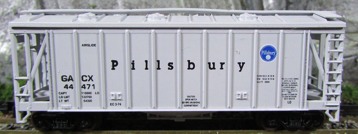 Atlas 3864 N Scale Pillsbury GATX Airslide Hopper #44471