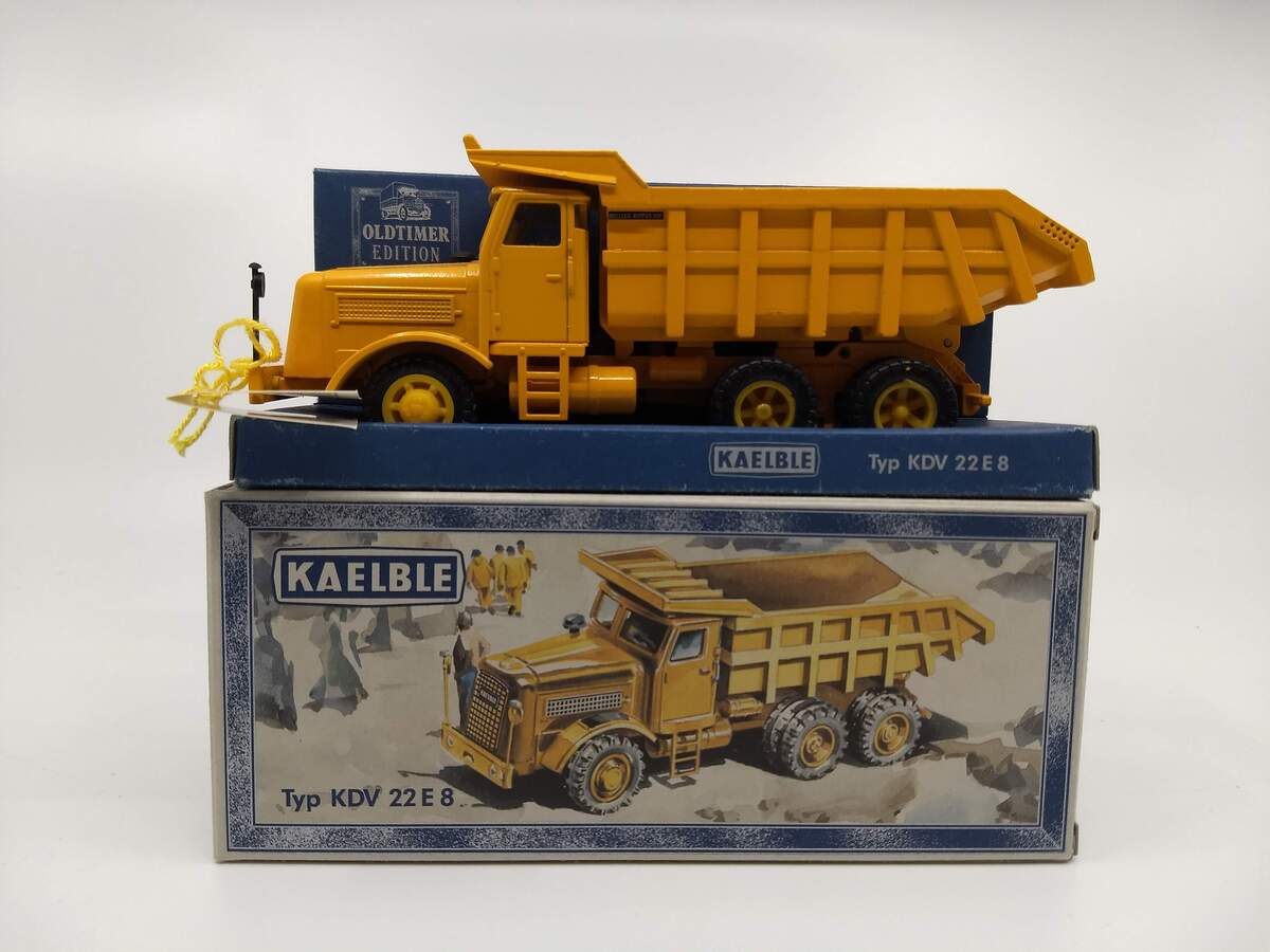 NZG 409 1:50 Scale Diecast Kaelble KDV 22 E 8 Oldtimer Edition Dump Truck LN/Box