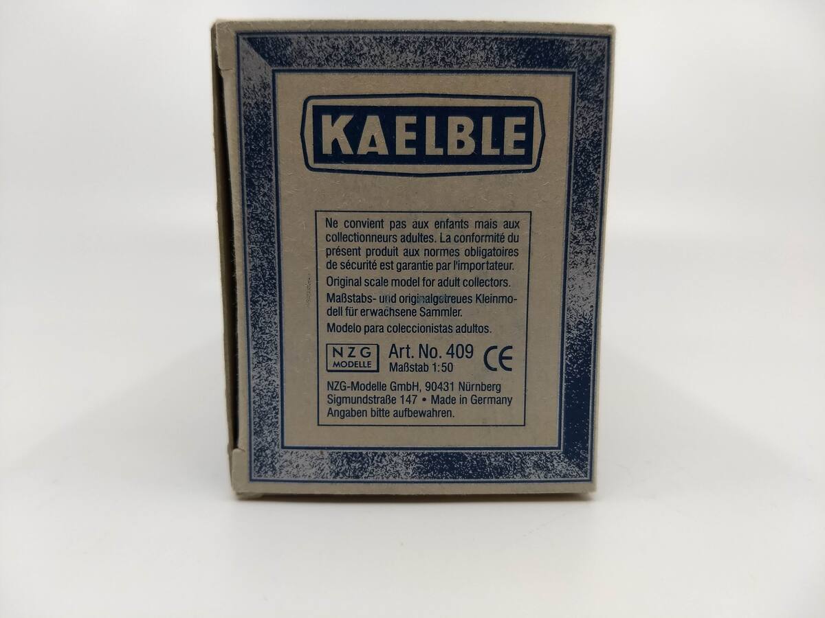 NZG 409 1:50 Scale Diecast Kaelble KDV 22 E 8 Oldtimer Edition Dump Truck LN/Box
