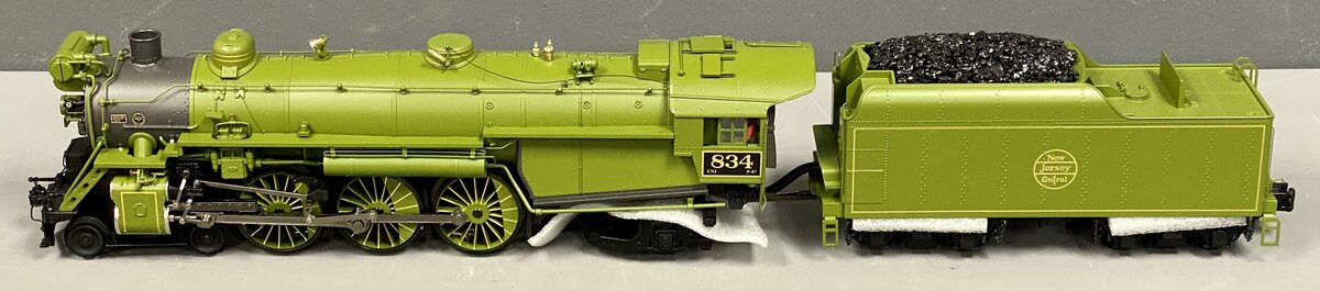 MTH 20-3136-1 O Jersey Central P47 4-6-2 Steam Locomotive & Tender w/PS2 #834 LN/Box