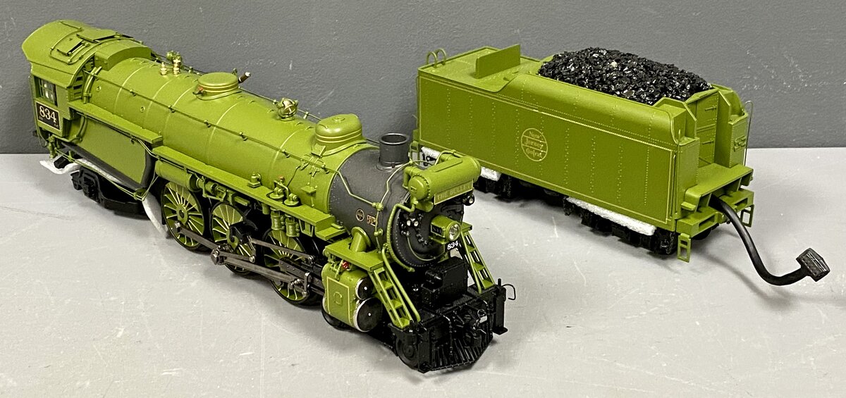 MTH 20-3136-1 O Jersey Central P47 4-6-2 Steam Locomotive & Tender w/PS2 #834 LN/Box