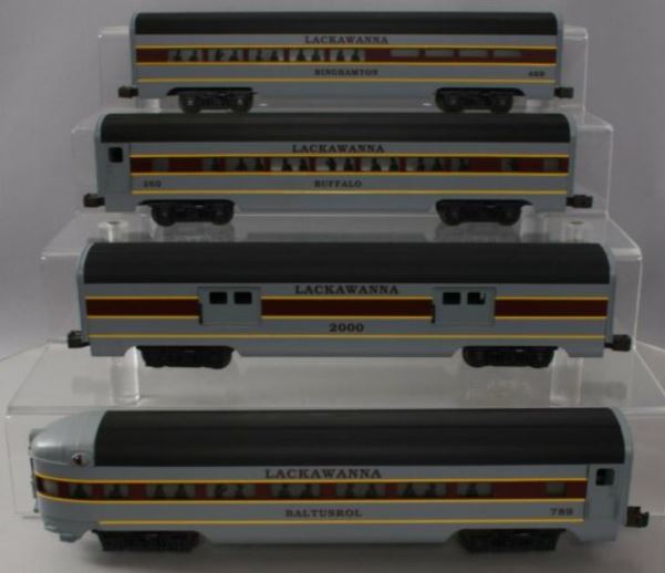 Lionel 6-19130 O Gauge Lackawanna 4-Car Passenger Set LN/Box