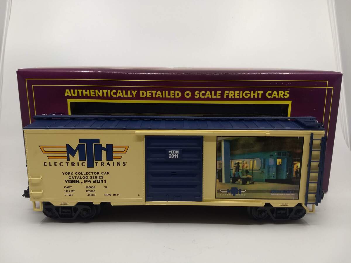 MTH 20-93542 O Gauge TCA Fall York 2011 40' Box Car MT/Box
