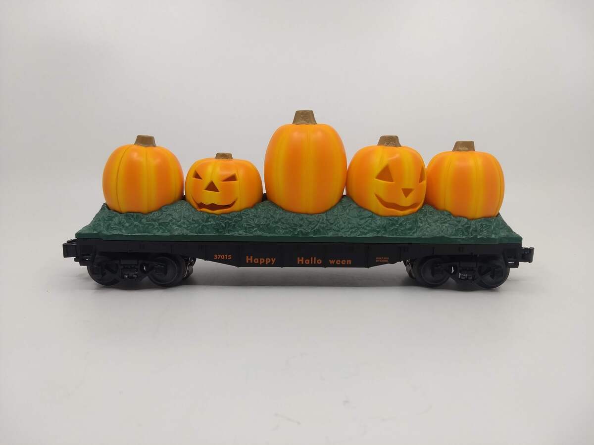 Lionel 6-37015 O Gauge Jack-O-Lantern Flatcar #37015 LN/Box