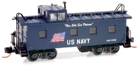 Micro-Trains 10000310 N Scale US Navy '36 Riveted Steel Side Caboose #2008 LN/Box
