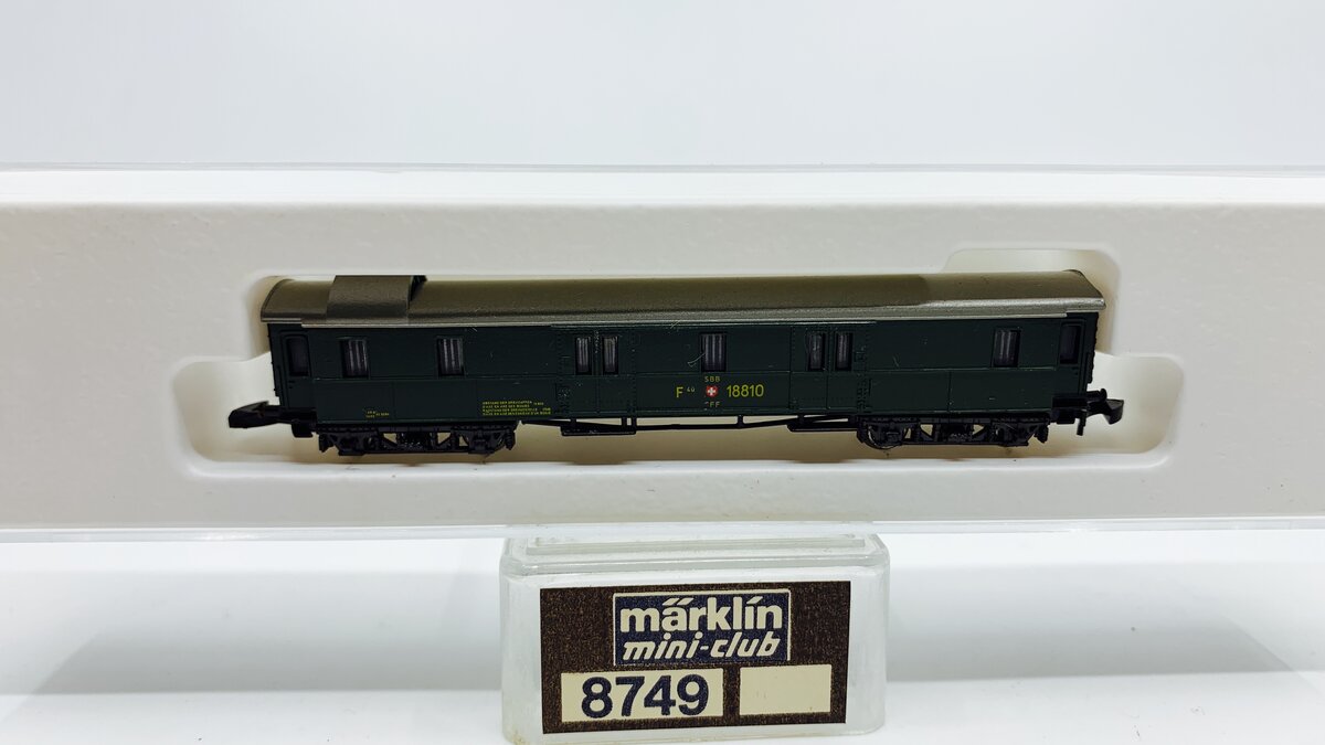 Marklin 8749 Z SBB CFF Passenger Car  LN/Box