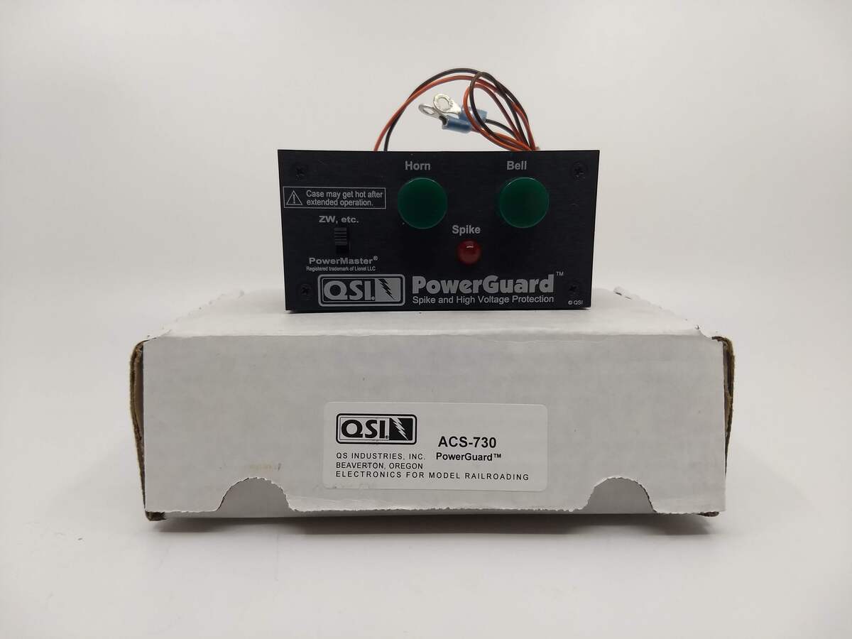 QSI ACS-730 Powerguard AC Power 3-Rail Works With MTH DCS