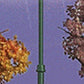 Walthers 933-1080 HO Scale Built-Ups Green Double-Arm Street Lamp