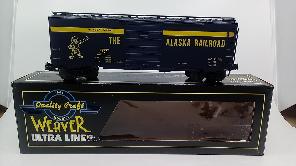 Weaver 8526 O PS-1 40' Alaska Boxcar LN/Box
